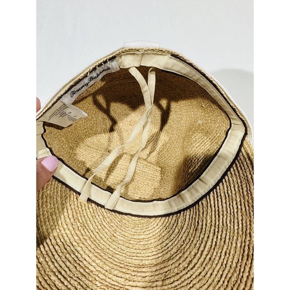 Tommy Bahama Hayden Raffia Ball Cap UPF 50+ One Size Beach Hat Visor main image 11